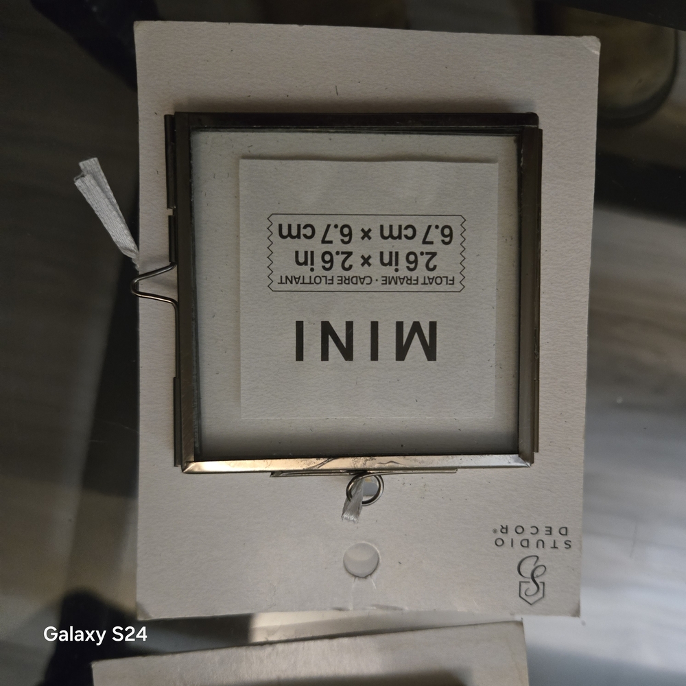 Studio Decor Mini Frame with Gold Trim